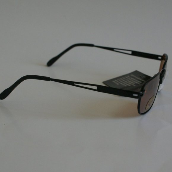 NWT Vintage 2k Rectangular Ni-Silver frame w/Spring Hinge Coppermax Sunglasses - Picture 4 of 9
